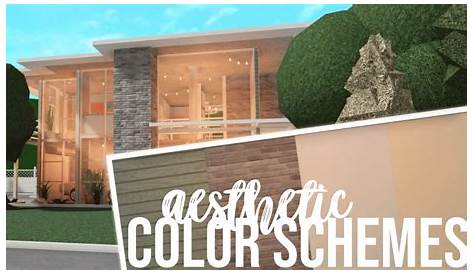 House Exterior Design Bloxburg Color Schemes
