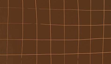 Tumblr Aesthetic Brown Grid Background - melalpa