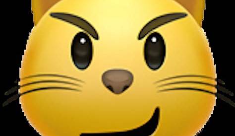 Twemoji12 1f63c Smirk Cat Emoji,Smirk Emoji free transparent emoji
