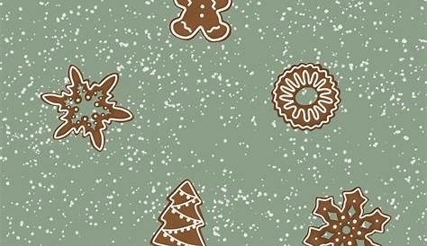 Aesthetic Christmas Wallpaper Gingerbread