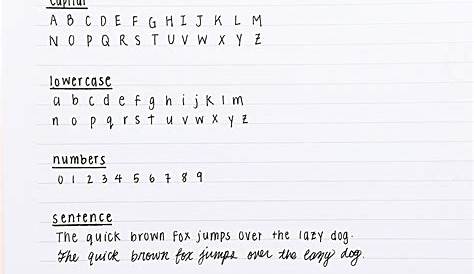 Famous Cute Handwriting Styles References