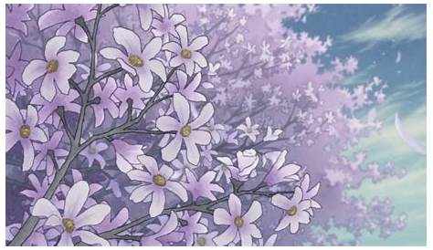 30+ Aesthetic Anime Flower Wallpaper Sachi Wallpaper