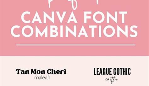 Aesthetic Fonts In Canva: Elevate Your Designs To The Next Level