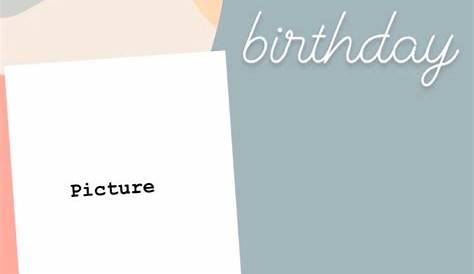 Happy birthday Instagram story template di 2020 Kartu ulang tahun