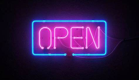 Evrglo Neon Open Signs Neon open sign, Neon, Neon quotes