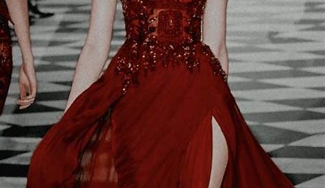 Pin by Lu on couture Red gown aesthetic, Royal dress aesthetic, Royal