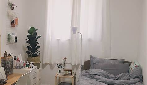 Aesthetic cozy interior in 2020 Small apartment bedrooms, Bedroom