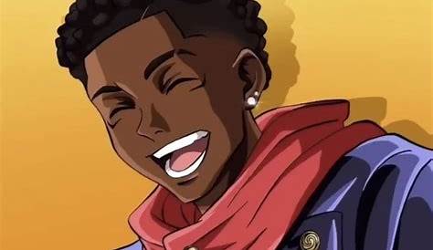 African American Black Anime Characters Male