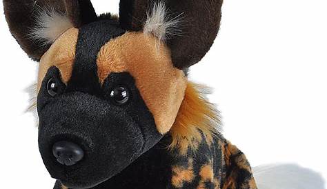 African Wild Dog Stuffed Animal - 12", from Wild Republic and Totally