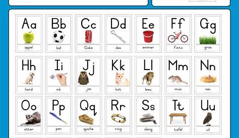 Afrikaans Alphabet Poster | Christ in Education Ltd