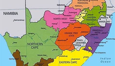 Cartes de Afrique du Sud