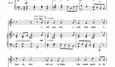 Download Ah, Poor Bird Sheet Music By Shelly Cooper Sheet Music Plus