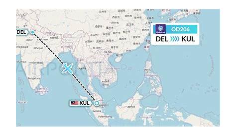 Vol Kuala Lumpur Delhi pas cher : Réserver un billet avion KUL-DEL