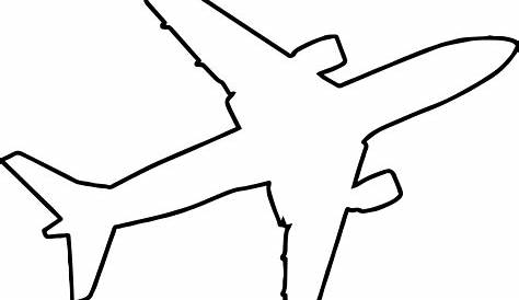 Plane Outline Drawing at GetDrawings | Free download
