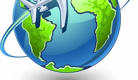Globe clipart airplane, Globe airplane Transparent FREE for download on
