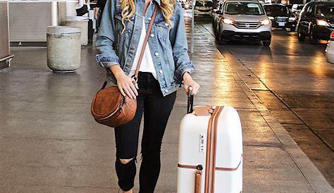 Airport Travel Outfit Ideas Winter