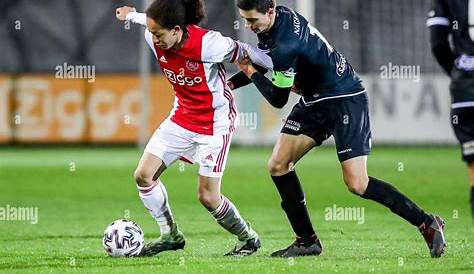 AMSTERDAM, NETHERLANDS - MARCH 19: Kian Fitz Jim of Ajax U23, Luc Mares