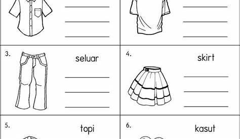 Prasekolah SK Raja Chulan: Lembaran Kerja Tema Pakaian | School kids
