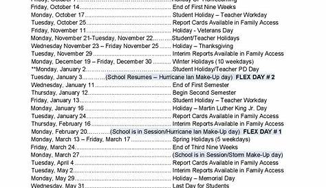 Alachua County Public Schools Calendar