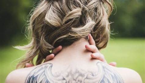 Ala de ángel en la espalda - Tatuajes 123