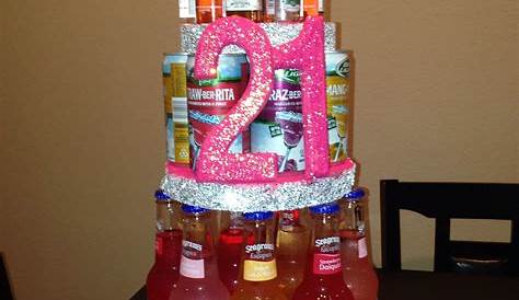 21st bday mini alcohol bouquet #alcohol #21stbirthday #giftideas Mini