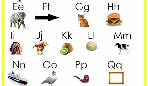 Alfabeto illustrato da stampare + 5 idee per giocare con le lettere