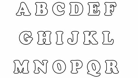 Lettere alfabeto da stampare e colorare - TuttoDisegni.com