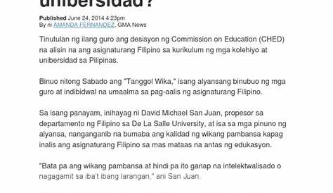 Dapat Bang Alisin Ang Filipino - mapawi emosyon