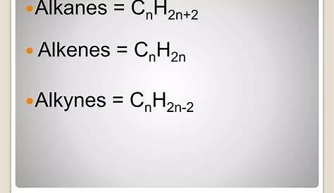 Alkane Alkene Alkyne General Formula Pdf Introduction To s And s In An , All