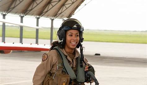 South Africa's first black female fighter pilot. Flying the Hawk Mk 120