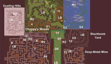 FNaF World A simple map to help you find stuff.