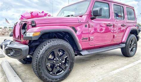 All Pink Jeep Wrangler