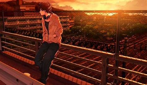 Alone Anime Boy ดาวน์โหลดวอลเปเปอร์ HD