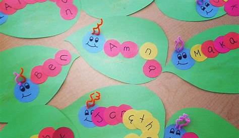 Alphabet Caterpillar Craft Letter C Preschool Diy