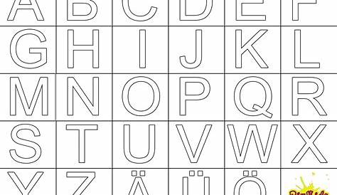 Alphabet Ausmalbild Malvorlage | Lettering fonts, Coloring pages for