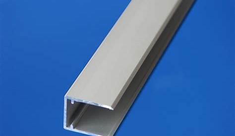 Aluminium U Profil Obi Alu Silberfarbig Eloxiert 8,6 Mm X 12 Mm X 2000