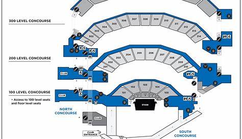 Seating Chart Ascend Amphitheater Nashville, TN