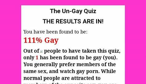 Am I Gay Quiz Lagoon With Pictures Opecprimo