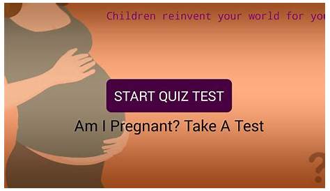 Am I Pregnant Very Early Quiz Pin On Pregnancy