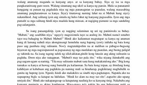 Maikling Kwentong Tagalog Pambata Halimbawa Ng Trabaho Template