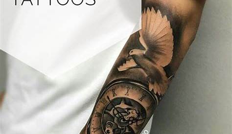 Mens Simple Outer Forearm Tattoos - Best Tattoo Ideas