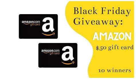 Amazon Gift Card Black Friday Promo Code Coupon