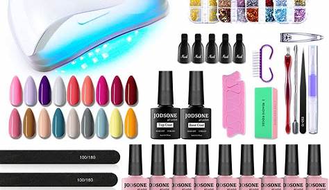 Amazon Nail Gel Ongles Kit Complet Mysweety 8 Couleur Vernis à Ongles