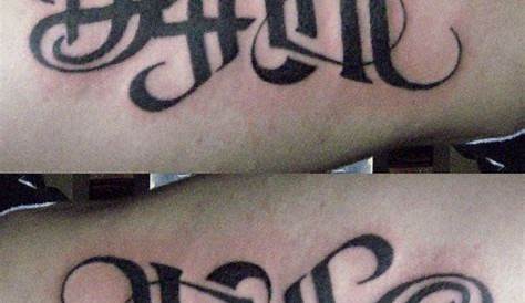Tribal Life and Death Ambigram Tattoo Design - TattooWoo.com