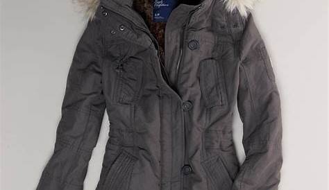 American Eagle Winter Coats Womens Warmth Black Puffer Coat women Women's Puffer