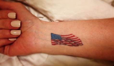 14 Patriotic American Flag Tattoo Ideas for Women - Mom's Got the Stuff
