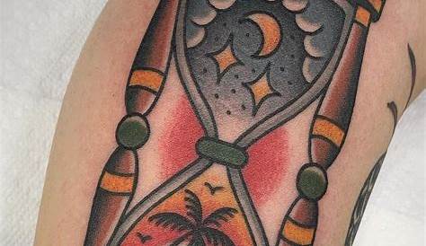 American Traditional Hourglass Tattoo by Steve Pearson at Black 13