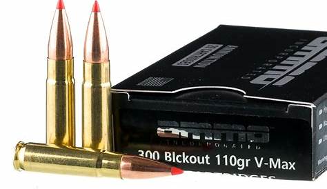Hornady BLACK .300 AAC Blackout 110 Grain V-MAX Centerfire Rifle