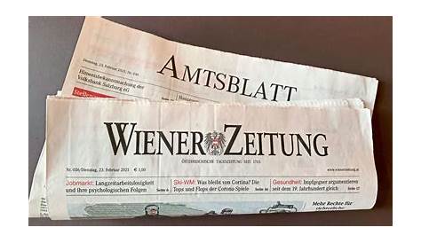 Amtsblatt der Wiener Zeitung
