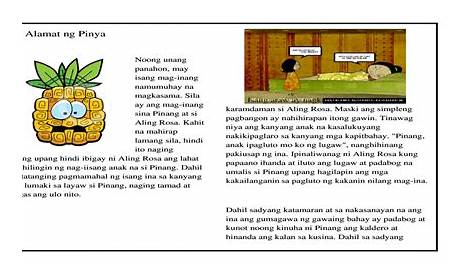 Ang Alamat ng Pinya Storyboard by dab720cf